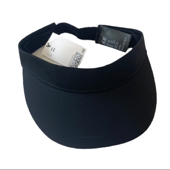 NWT H&M Black Visor Hat - Picture 1 of 6